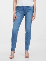 Light Blue Womens Slim Fit Jeans - Women