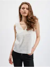 White Women Lace Top - Women