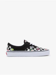 Black Womens Checkered Sneakers Era - Women