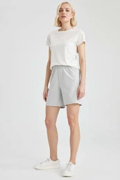 Regular Fit Cotton Bermuda