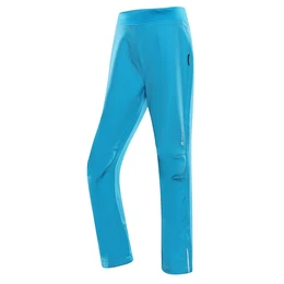 Children's softshell pants SMOOTO neon atomic blue