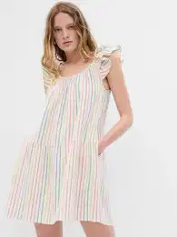 Striped Mini Dress - Women