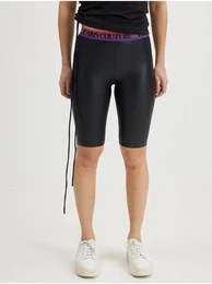 Black Women's Short Leggings - Women