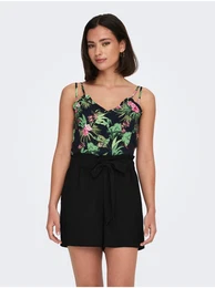 Green-black women's patterned tank top Nova - Women
