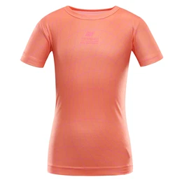 Children's quick-drying T-shirt BASIKO neon shocking orange variant pa
