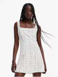 Cream Women Lace Dress Newcastle - Women