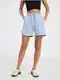 Light blue women's tracksuit shorts JDY Paris