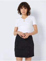 White Womens Basic T-Shirt Maya - Women