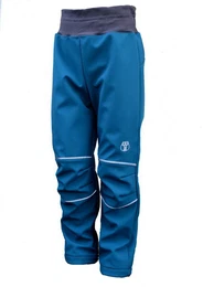 Children's softshell pants - petrol