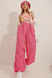 Trend Alaat Stili enske fuksije z dvojnim epom Aerobin platnene hlae
