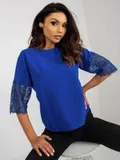 Modra Svečane Bluze za dame image