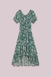 Marisse Women's Dress L-Su-4040 Palm Leaf
