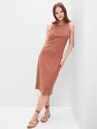 Midi Sleeveless Dress - Women