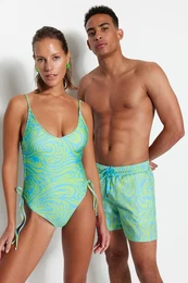 abstraktne vzoraste tunelske kopalke z V-vratom