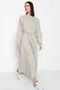 Khaki Muslin obleke za dame image