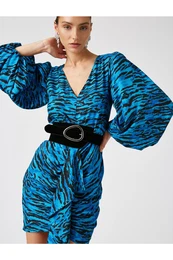 viskozni telovnik mini obleka