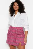 Roza Houndstooth Krila za dame image