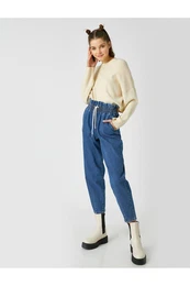 Medium Indigo Women's Jeans, 1 cm 47068 cm.