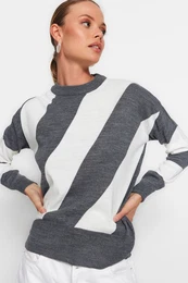 enski pulover Color Block