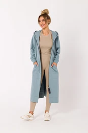 enski pulover s kapuco