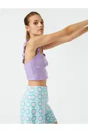 Linen Blend Bustier