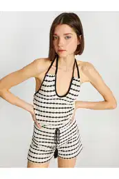 Halter Neck Knitted Undershirt
