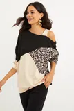 Patchwork oversized mikiny image