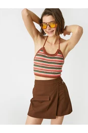 Halter Neck Knitted Undershirt