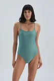 Enobarvno Oblikovanje Tankini za dame image