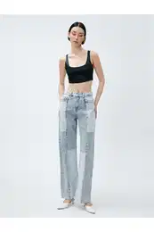 Straight Leg Dny s vysokm pasem - Nora Jeans