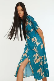 enska obleka Floral patterned