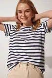 Morski Prugasta majica za dame image