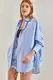 Bianco Lucci Women's Side Gathered Shirt