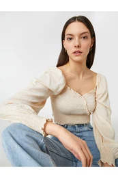 Long Sleeve Gype Blouse