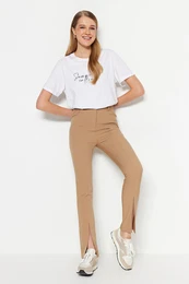 mink ravne tkane razrezane hlae