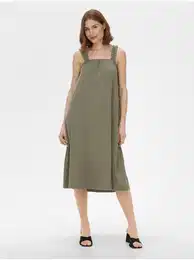 Khaki women's dress May - Women's