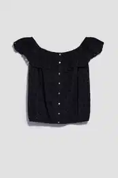 WOMEN'S SHIRT L-KO-4035 BLACK