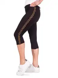 Kids's Girl's Capri Leggings Gaiters High Waisted ULD-0012G-3400