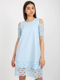 Dress-LK-SK-506654.52-Light Blue