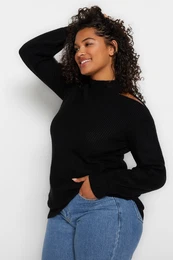 krivulja rna rama Podroben pulover za pletenine Turtleneck