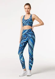 Woman's Stripes High Waist Leggings CPW-HL-PR BSP1470