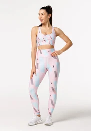 Woman's Geometric Impression High Waist Leggings CPW-HL-PR BSP1449