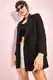 Bianco Lucci Women''''s Buttoned Linen Jacket