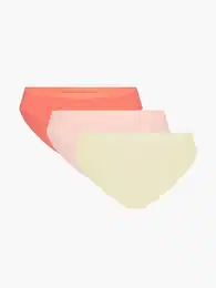 Women's panties Sport 3Pack - ecru/light coral/light pink