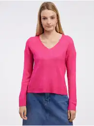 Dark pink women's sweater Elanora - Women's