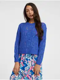 Blue Women Patterned Sweater Judith - Women
