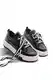 Marjin Women''''s Sneakers Thick Sole Sports Shoes Rova Black