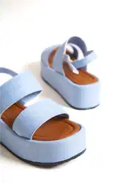 Dmsk sandly na klnku Denim Jeans