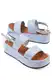 Capone Outfitters Denim Jeans Wedge Heeled Women's Sandals