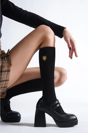 Capone Chunky Toe Tape Platform Shoes